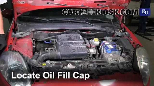 2007 Fiat Grande Punto Active 1.2L 4 Cyl. Huile Ajouter de l'huile